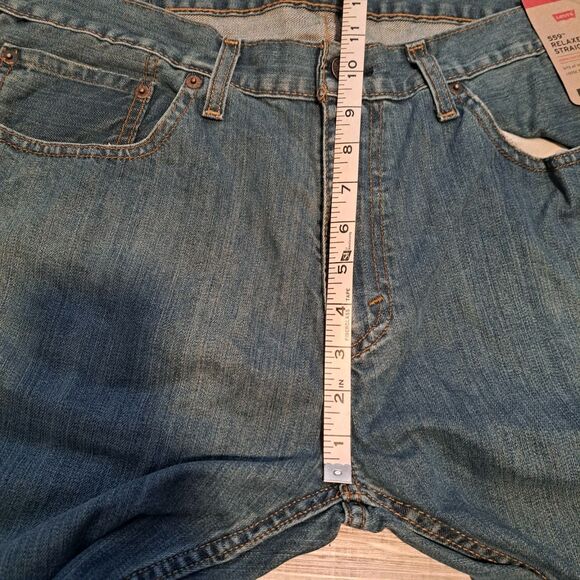 LEVI'S 559 Relaxed Fit Straight Leg Men Size 36x36 Denim Blue Stretch Cotton NWT - Picture 7 of 14